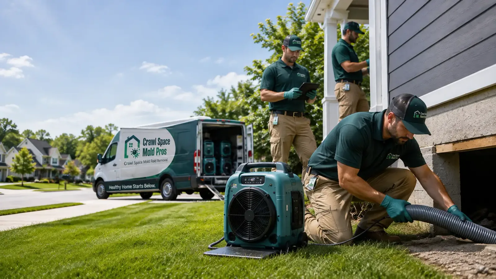 Crawl Space Mold Removal in Salem, IA